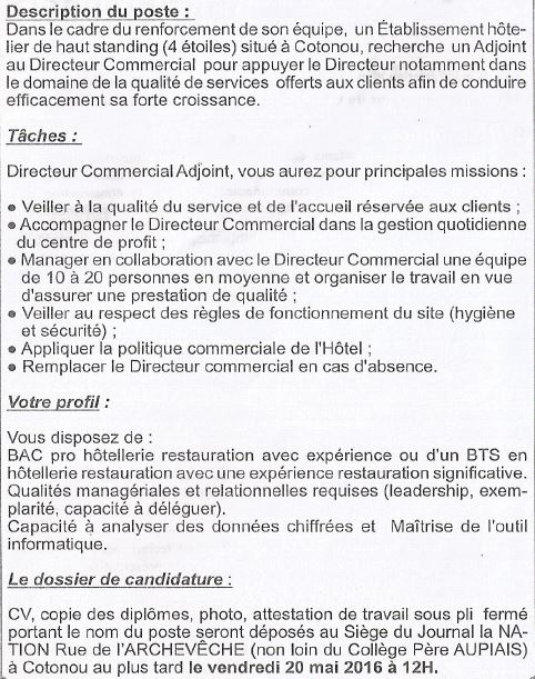 Postuler à cette offre avec votre compte cD