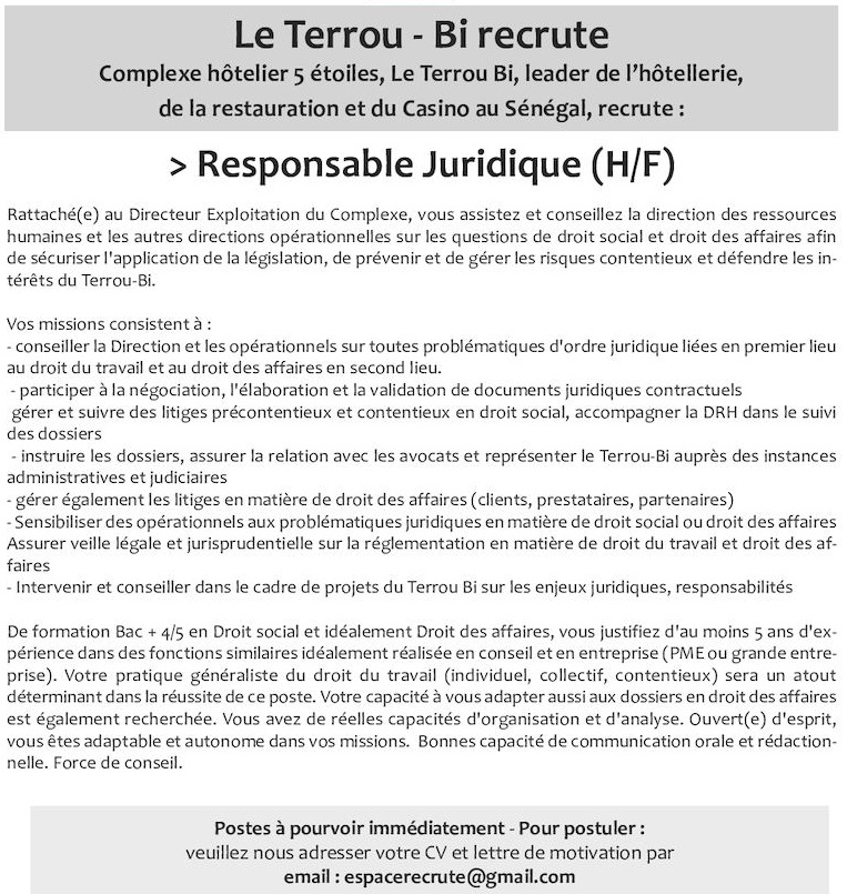 Lettre De Motivation Responsable Juridique Et Contentieux Lettre De Motivation Responsable Juridique Et Contentieux