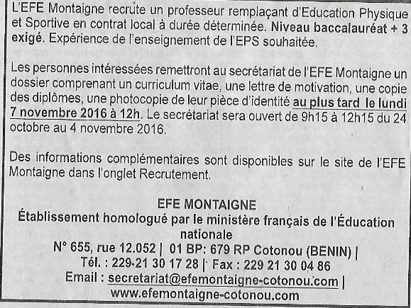 Lettre De Motivation Enseignant Education Physique