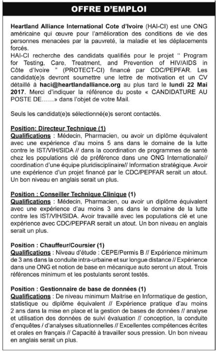 Offre d emploi gestionnaire de donnees cliniques