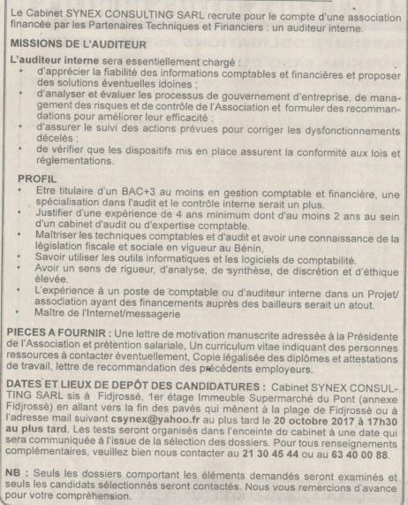 Postuler à cette offre avec votre compte cD