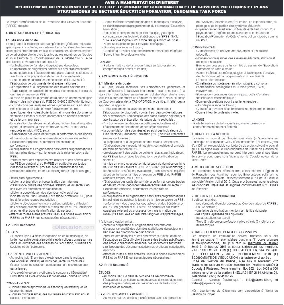 Lettre De Motivation Coordinateur De Projet Humanitaire