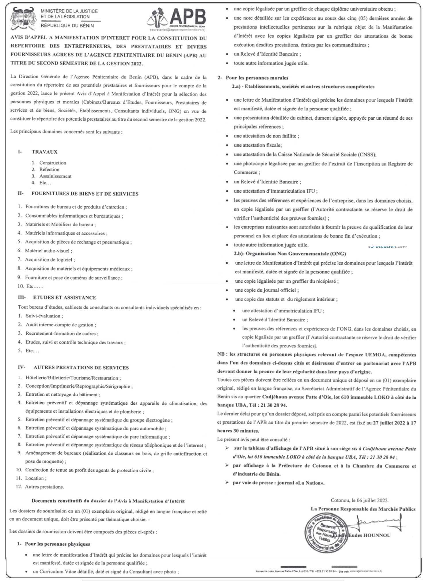 cDiscussion.com, première plateforme d'offres d'emploi en Afrique de l